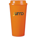 16 Oz. Orange Plastic Cup2Go Cup